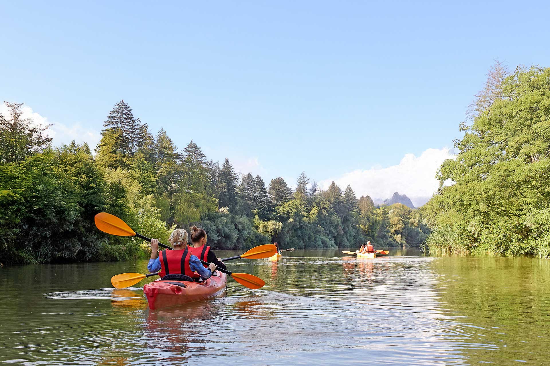 Kanufahrt in der Fränkischen Schweiz